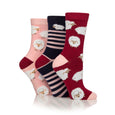 Platinum Ladies Wild Feet Crew Socks - 3 Pack