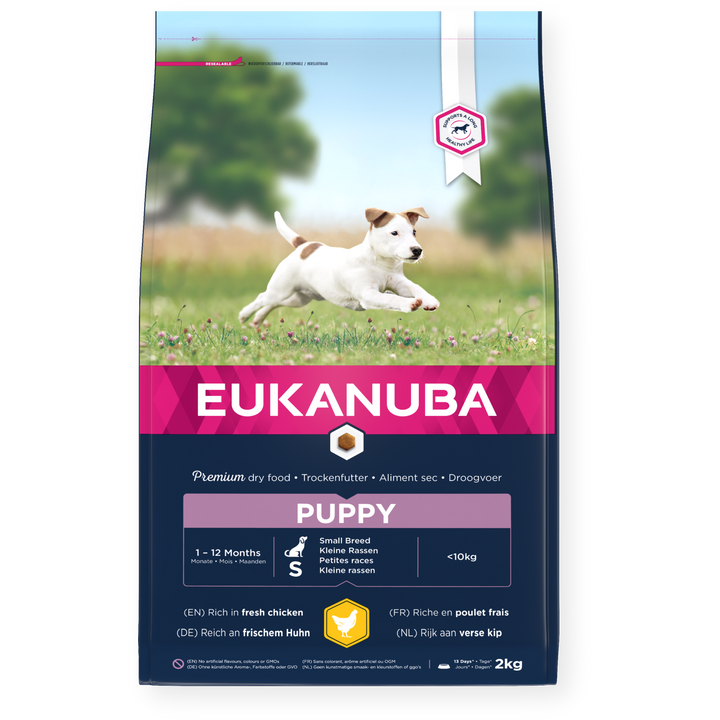 Eukanuba Puppy Small Breed Dog Food with Chicken