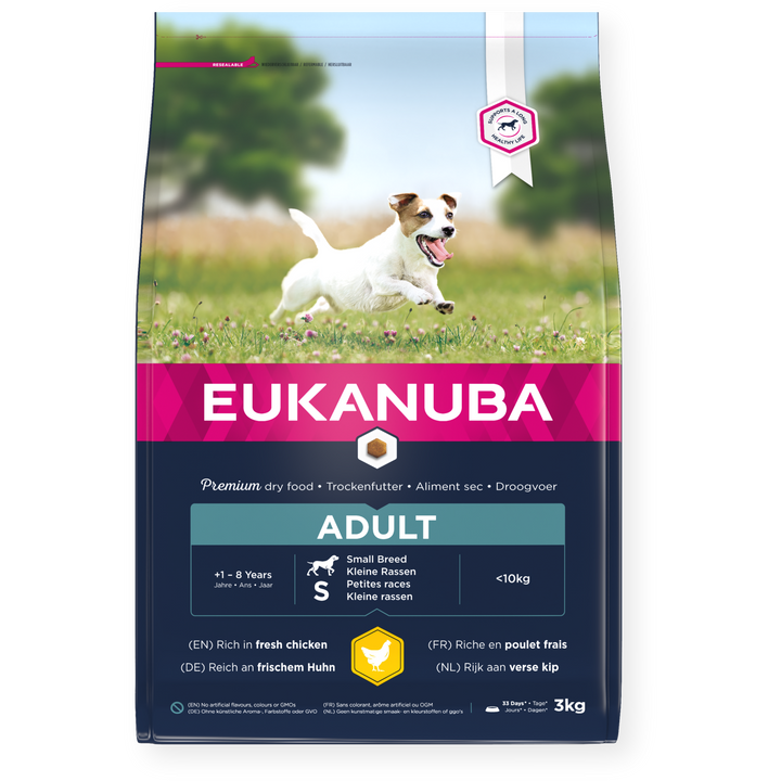 Eukanuba Adult Small Breed Dog Food with Chicken