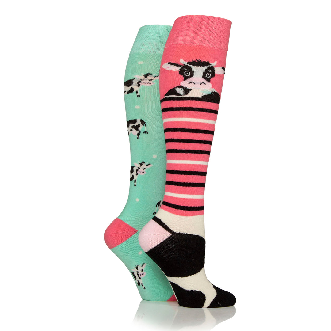 Platinum Junior Wild Feet Knee High Socks - 2 Pack