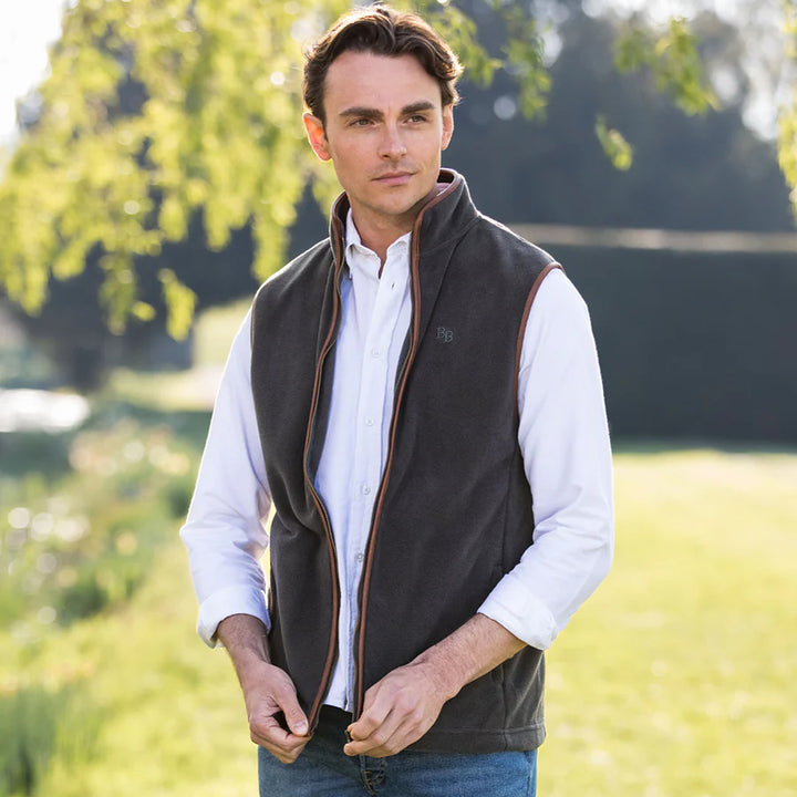 Beaumont & Bear Mens Topsham Fleece Gilet