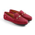 Fairfax & Favor Premium Stockist Exclusive Ladies Cherry Suede Trinity Driver