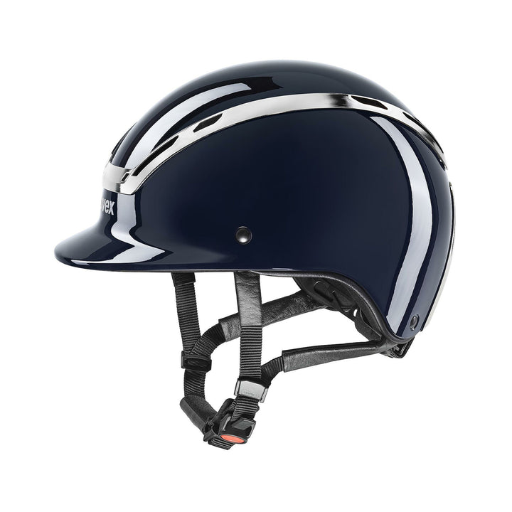Uvex Exxeed Shiny Chrome Riding Hat