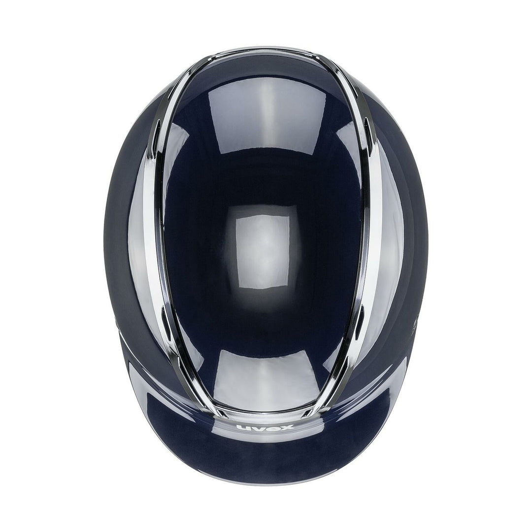 Uvex Exxeed Shiny Chrome Riding Hat