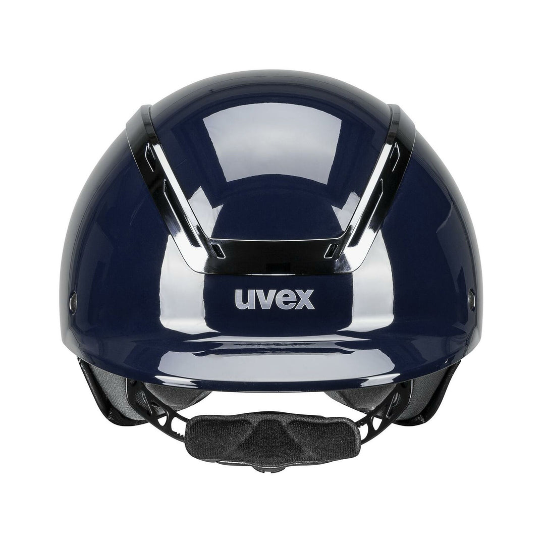 Uvex Exxeed Shiny Chrome Riding Hat