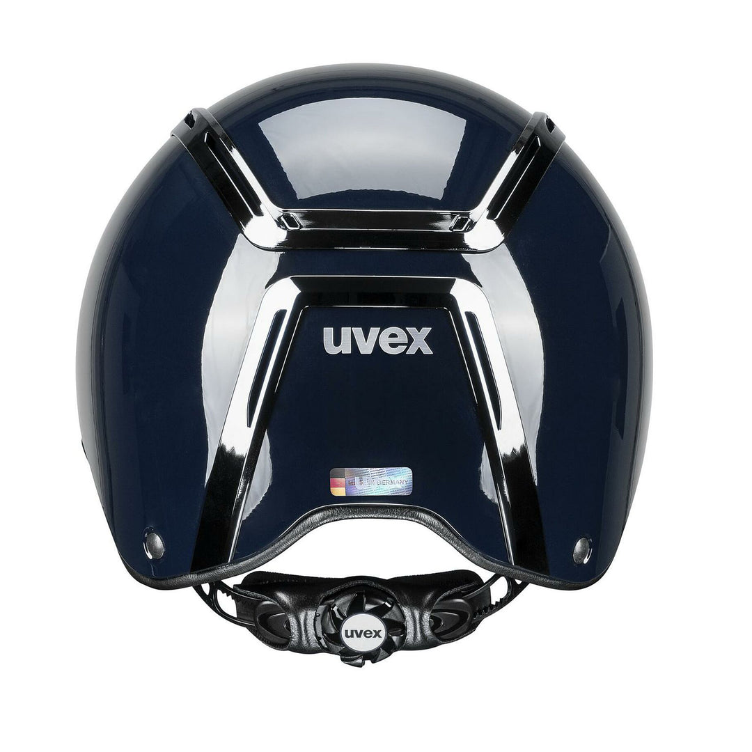 Uvex Exxeed Shiny Chrome Riding Hat