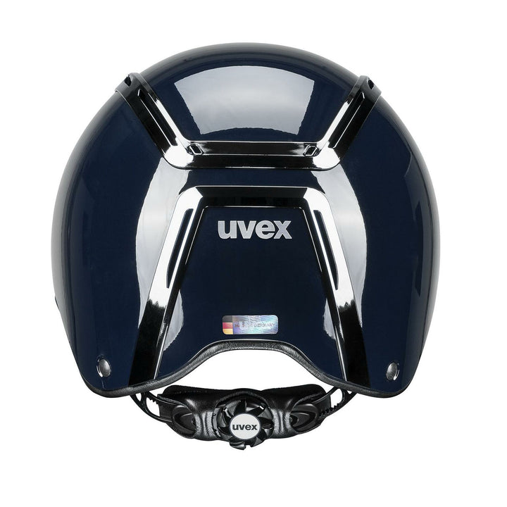Uvex Exxeed Shiny Chrome Riding Hat
