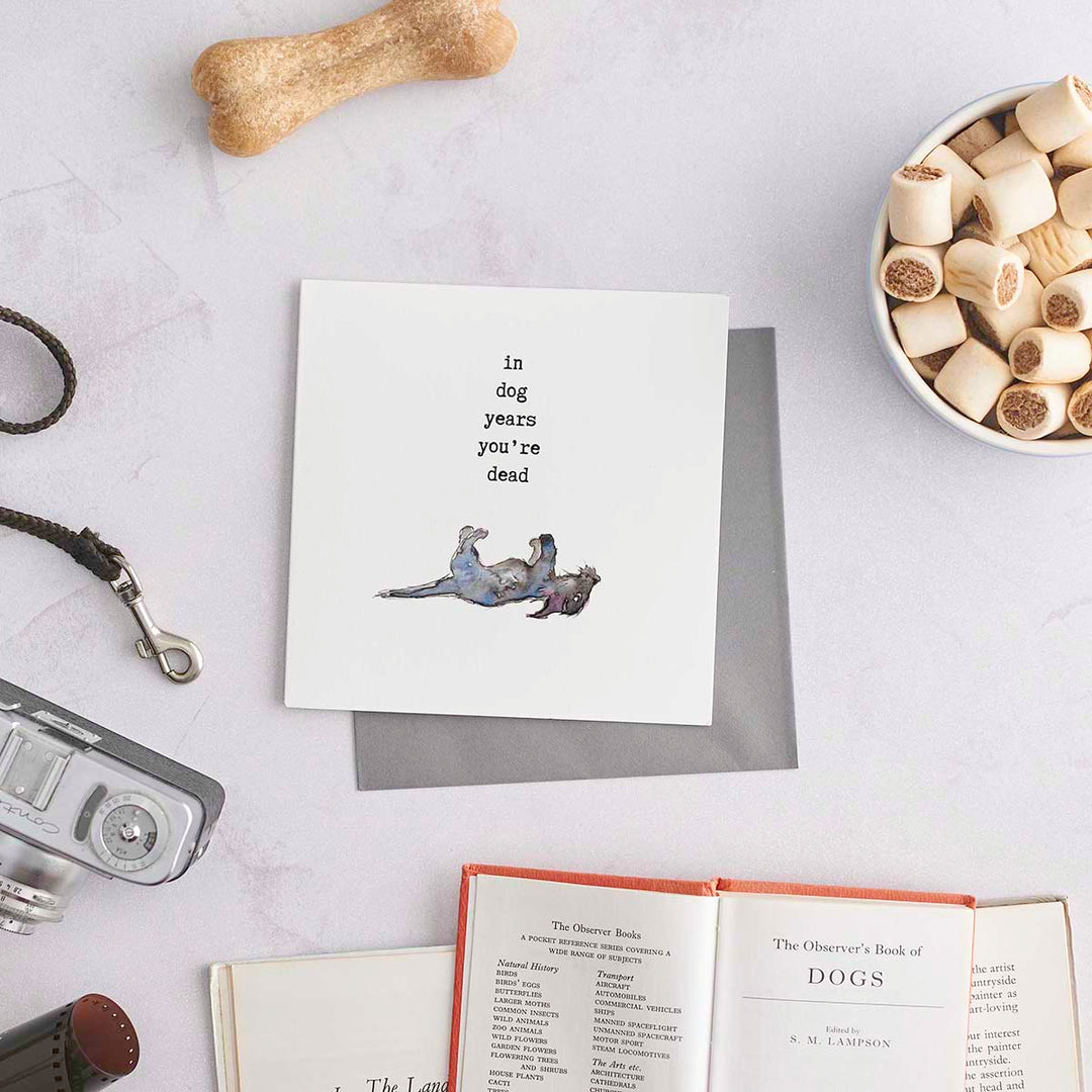 Jo Scott In Dog Years Card