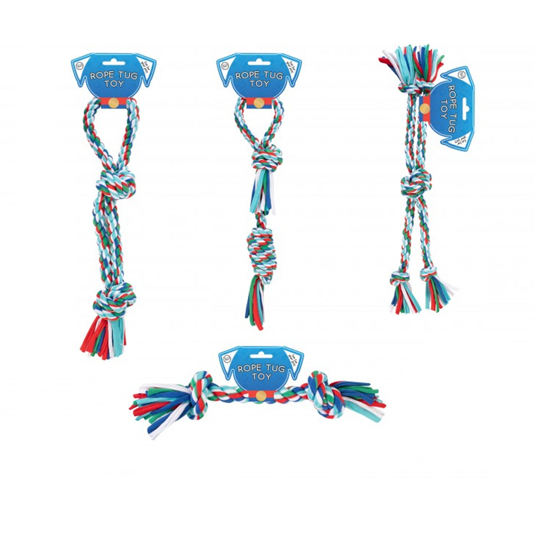 Smart Choice Colourful Cloth Tug Dog Toy