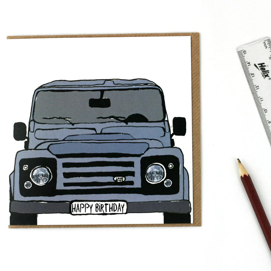 Clare Baird Land Rover Card