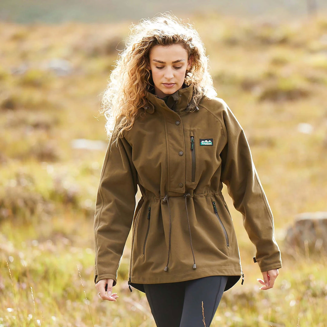 Ridgeline Ladies Monsoon II Smock#Brown