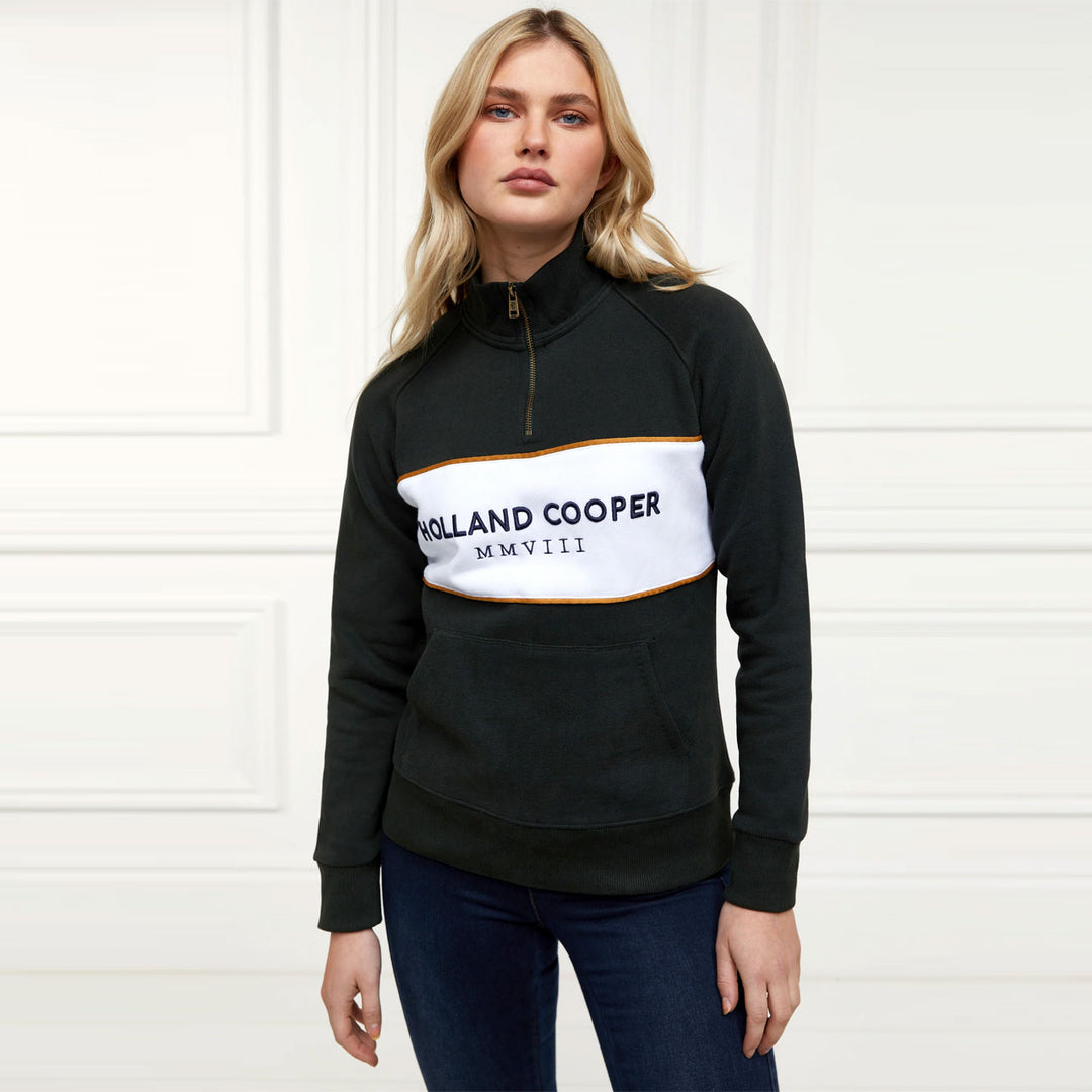 Holland Cooper Ladies Sporting Heritage Zip Henley
