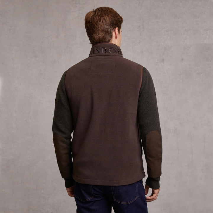 Holland Cooper Mens Country Fleece Gilet