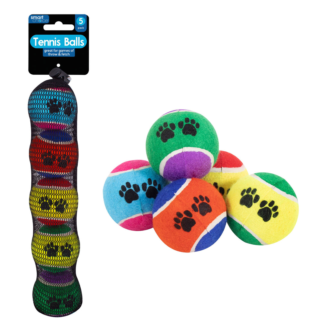 Smart Choice Tennis Balls 2.5 Inch 5 Pack