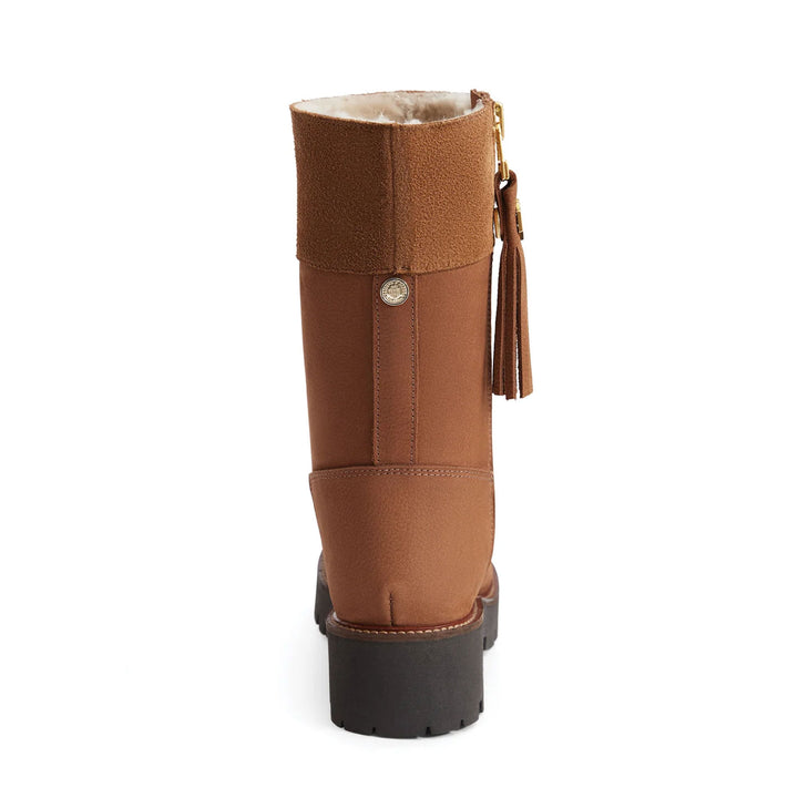 Fairfax & Favor Ladies Shearling Lined Paris Nubuck Boots