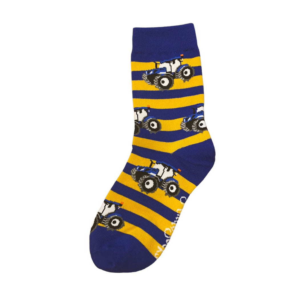 The Shuttle Socks Junior Tractor Socks in Navy#Navy