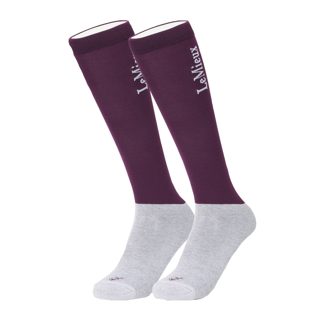 LeMieux Competition Socks 2 Pack#Fig