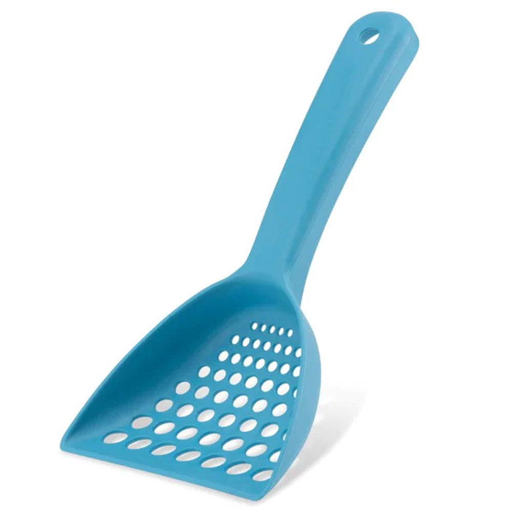 The Beco Bamboo Cat Litter Scoop in Blue#Blue