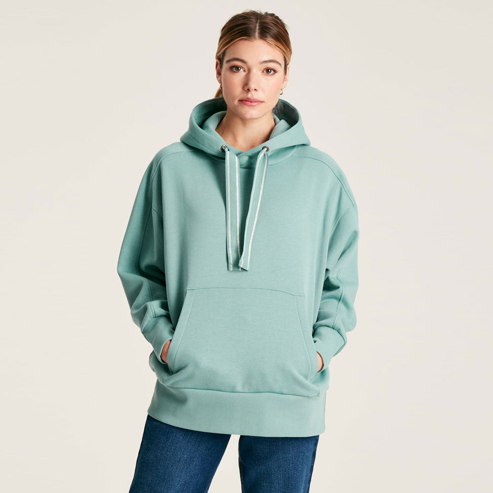 Joules Cara Oversized Hoodie Colour: Blue - Size: 14