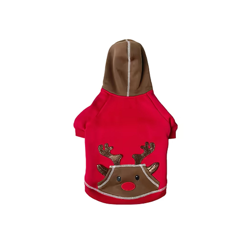 Happy Pet Red Reindeer Dog Sweater