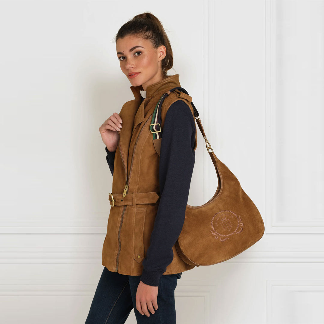 Fairfax & Favor Richmond Hobo Bag Suede