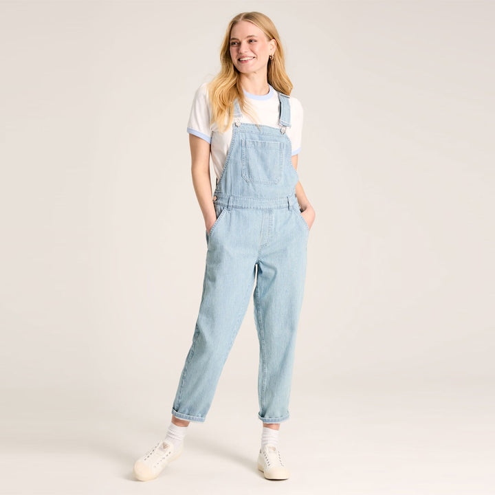 Joules Ladies Stripe Dungarees