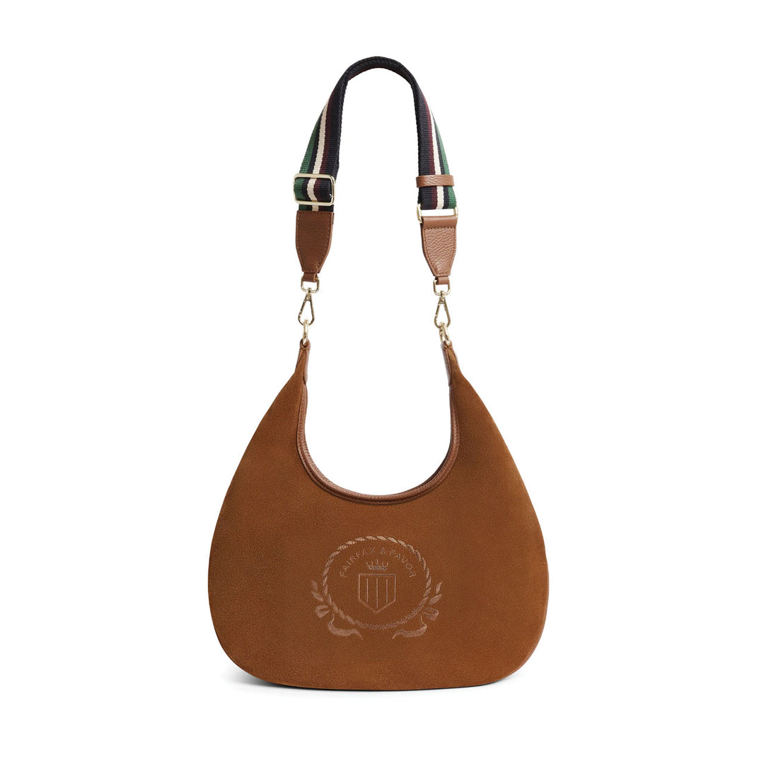 Fairfax & Favor Richmond Suede Hobo Bag