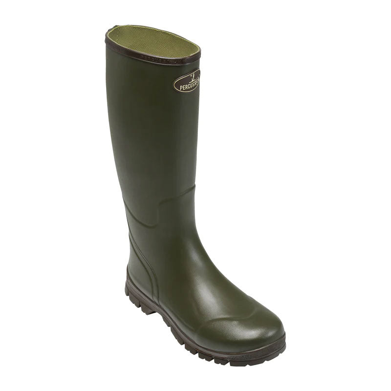 Percussion Marly Jersey Welly in Khaki#Khaki