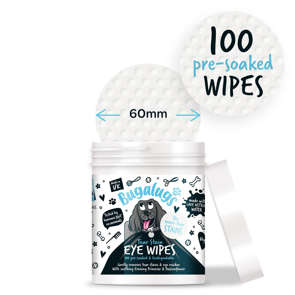 Bugalugs Eye Wipes 100 Pads