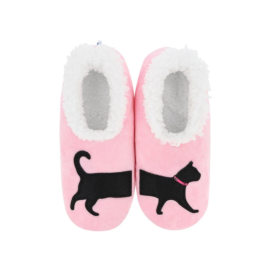 Snoozies! Slippers Cat Pink