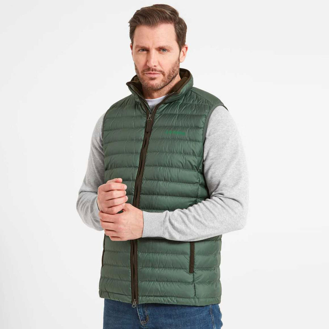 The Schoffel Mens Bowden Gilet in Green#Green