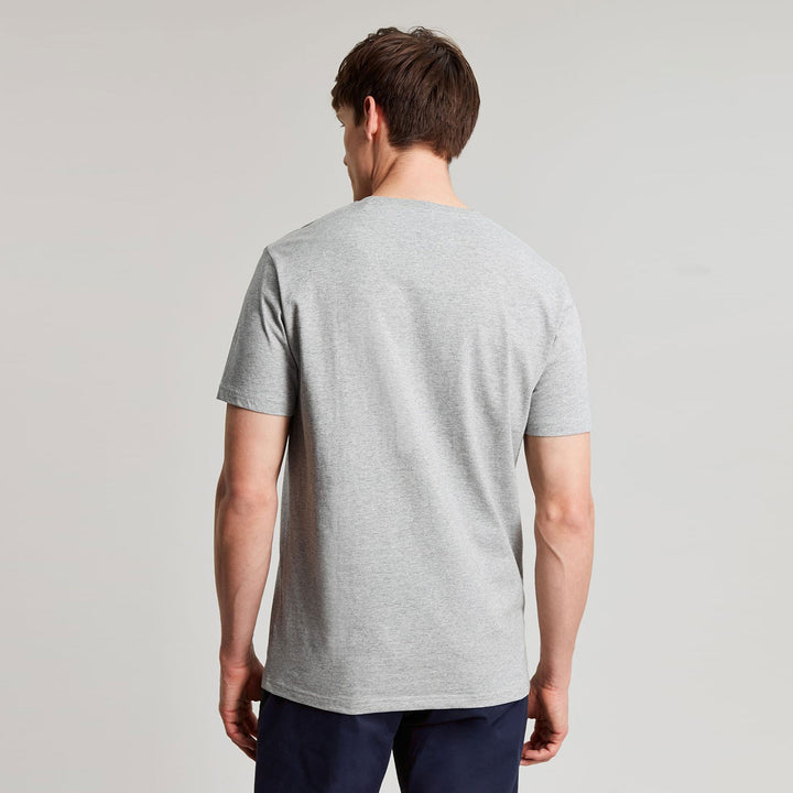 The Joules Mens Denton Plain Tee in Dark Grey#Dark Grey