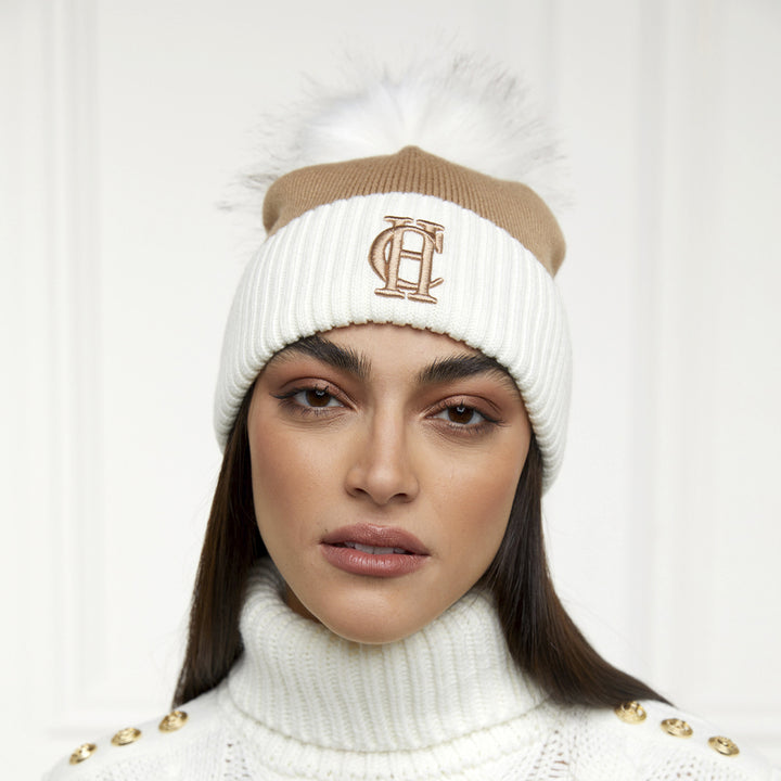 Holland Cooper Ladies Chelsea Merino Bobble Hat