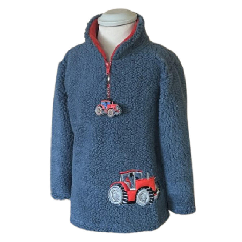 Ramblers Childs Danglies Zip Neck Fleece With Keyring
