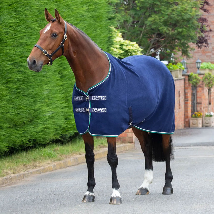 The Shires Tempest Original Fleece Rug in Dark Navy#Dark Navy