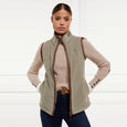 Holland Cooper Ladies Country Fleece Gilet#Khaki