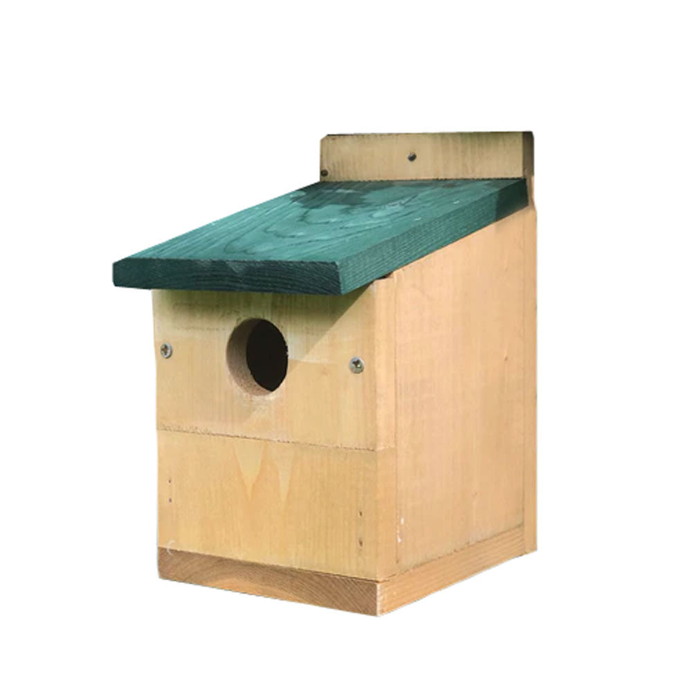 Johnston & Jeff Multi Nest Box Larch Finish Green Roof