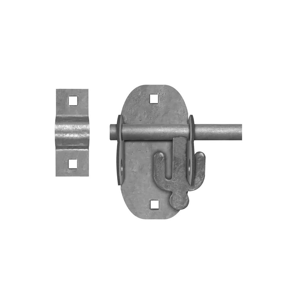 Eliza Tinsley 4" Shoot Galvanised Oval Pad Bolt