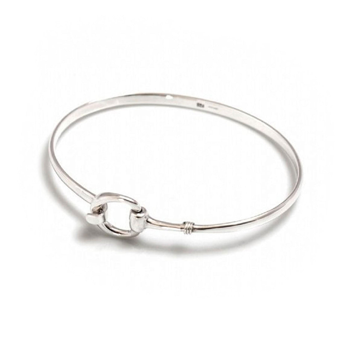 Hiho Silver Exclusive Sterling Silver Snaffle Clip Bracelet