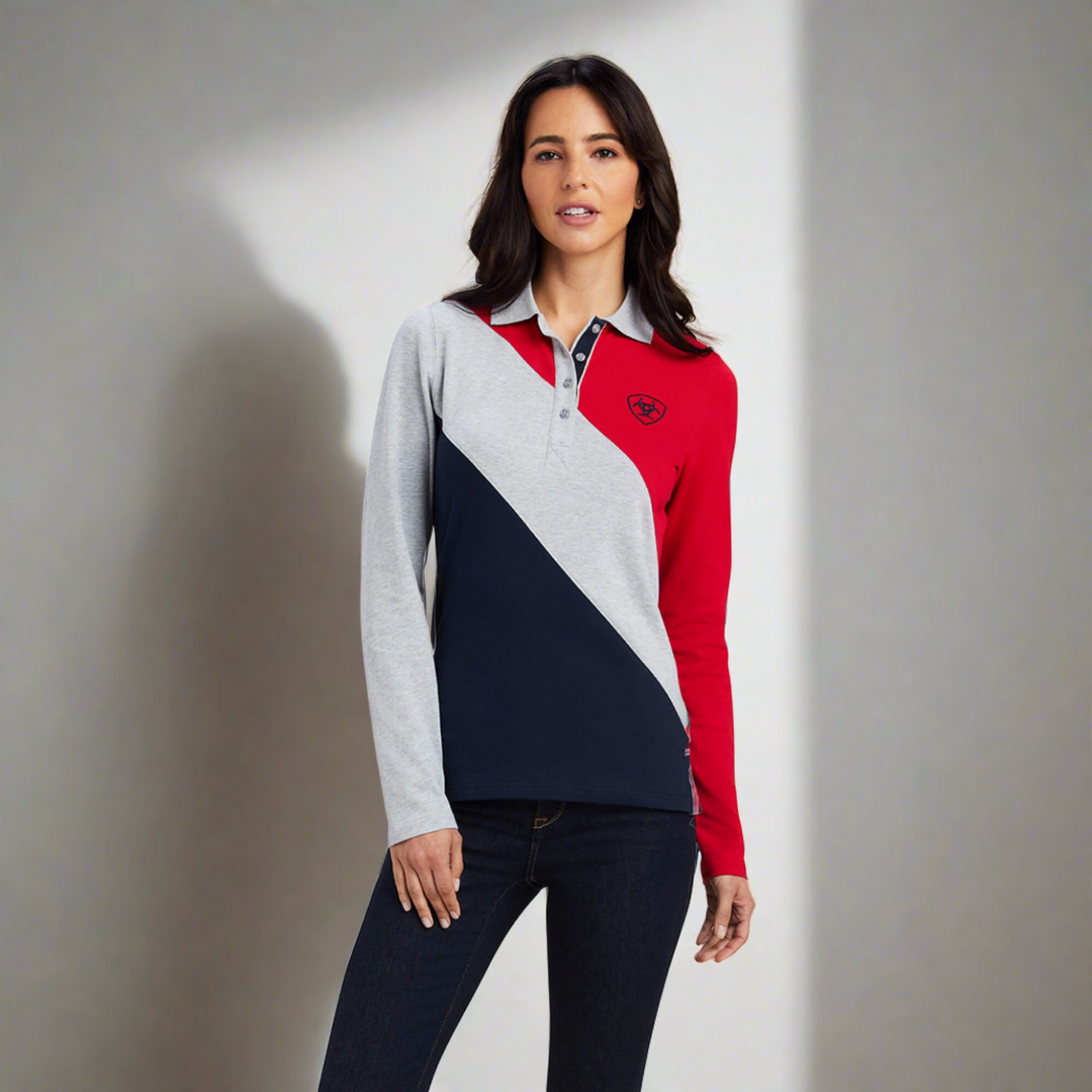 Ariat Ladies Taryn Long Sleeve Polo