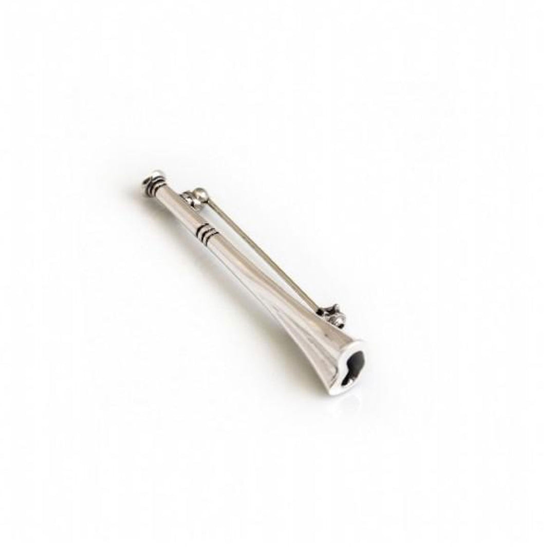 Hiho Silver Silver Hunting Horn Stock Pin