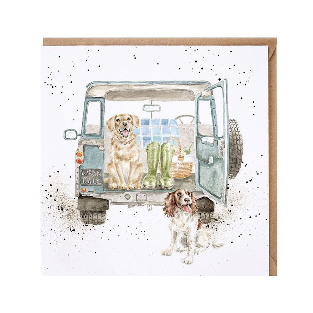 Wrendale Paws For A Picnic Greetings Card