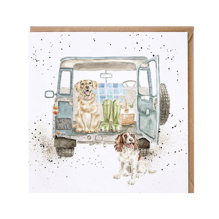 Wrendale Paws For A Picnic Greetings Card