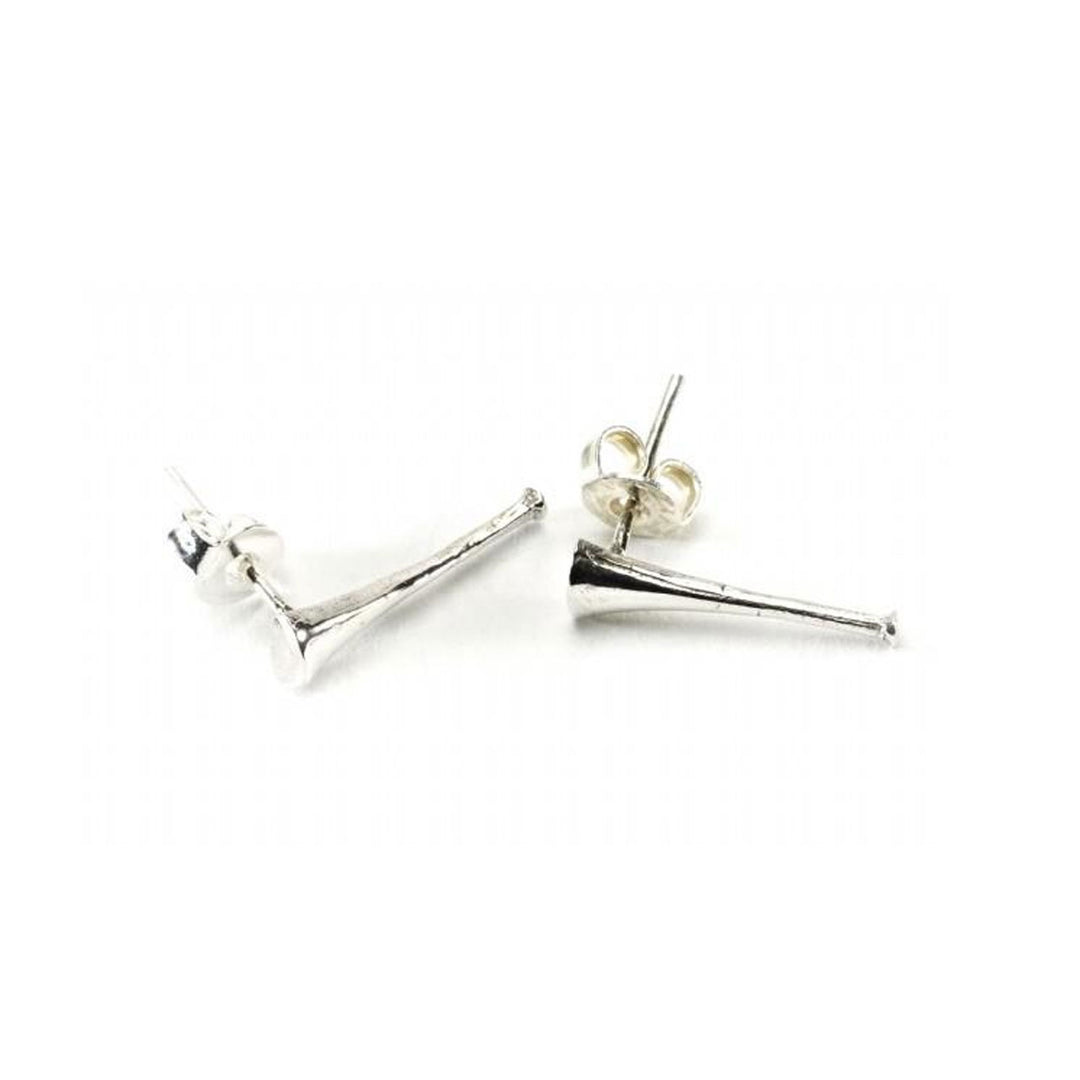 Hiho Silver Hunting Horn Earrings