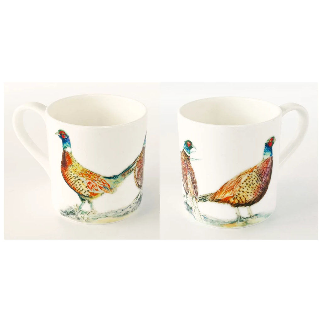 Country Creation Fine Bone China Mug - Pheasant Bouquet