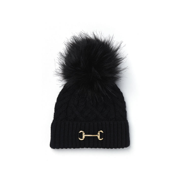 Holland Cooper Ladies Horsebit Bobble Hat