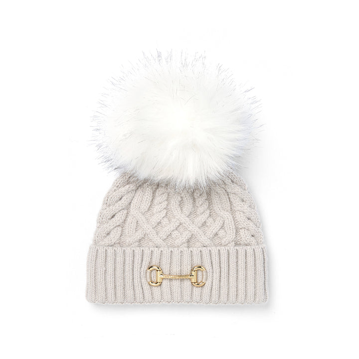 Holland Cooper Ladies Horsebit Bobble Hat
