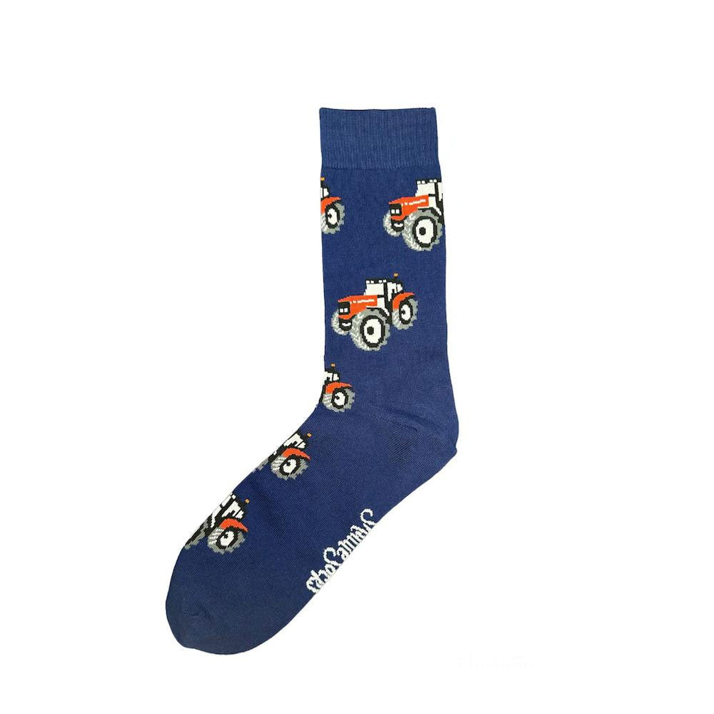 Shuttle Socks Mens Red Tractor Socks