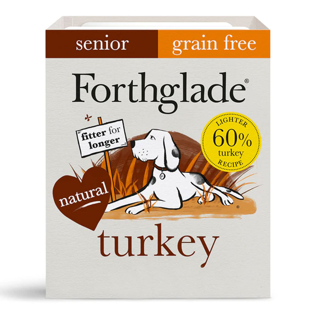 Forthglade Grain Free Senior Turkey With Butternut Squash & Veg 395g