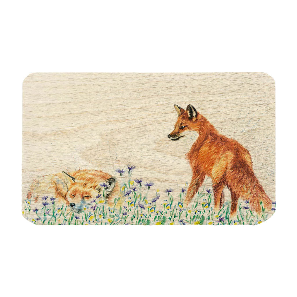 Country Creation Beech Chopping Board - Let Sleeping Fox Lie